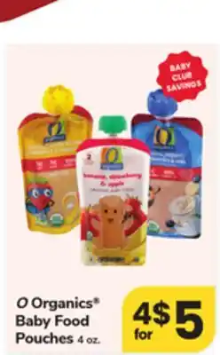 ACME O Organics Baby Food Pouches offer