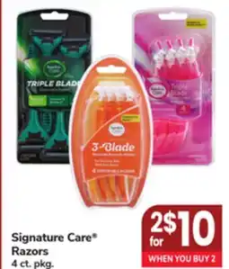 ACME Signature Care Razors offer