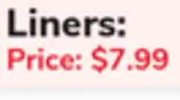 ACME Honey Pot Liners offer