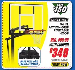 Big 5 Lifetime 54 Action Grip Portable Hoop offer