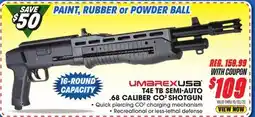 Big 5 Umarex T4E TB Semi Auto .68 Caliber Shotgun offer