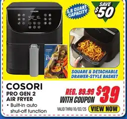 Big 5 Cosori Pro Gen 2 Air Fryer 5.8 Quart offer