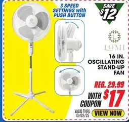 Big 5 LOMI 16 Oscillating Stand Up Fan offer