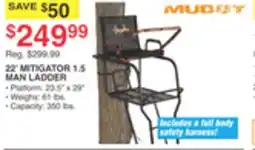 Dunham's Sports MUDDY 22' MITIGATOR 1.5 MAN LADDER offer