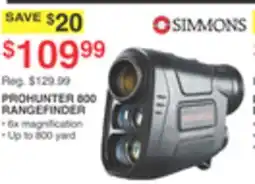 Dunham's Sports PROHUNTER 800 RANGEFINDER offer