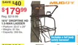 Dunham's Sports 18'6 DROPTINE HD 1.5-MAN LADDER offer