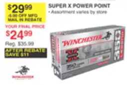 Dunham's Sports WINCHESTER SUPER X POWER POINT offer