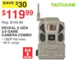 Dunham's Sports REVEAL X GEN 3.0 GAME CAMERA COMBO offer
