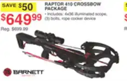 Dunham's Sports RAPTOR 410 CROSSBOW PACKAGE offer