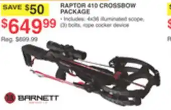 Dunham's Sports RAPTOR 410 CROSSBOW PACKAGE offer