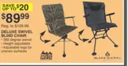 Dunham's Sports DELUXE SWIVEL BLIND CHAIR offer
