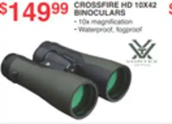Dunham's Sports CROSSFIRE HD 10X42 BINOCULARS offer