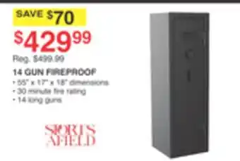 Dunham's Sports 14 GUN FIREPROOF offer