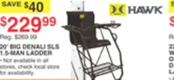 Dunham's Sports HAWK 20' BIG DENALI SLS 1.5-MAN LADDER offer