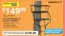 Dunham's Sports 18' CROSSFIRE XT 2-MAN LADDER offer