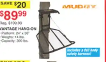 Dunham's Sports VANTAGE HANG-ON offer