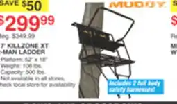 Dunham's Sports 17' KILLZONE XT 2-MAN LADDER offer
