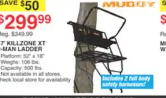 Dunham's Sports 17' KILLZONE XT 2-MAN LADDER offer