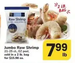 Safeway Jumbo Raw Shrimp offer
