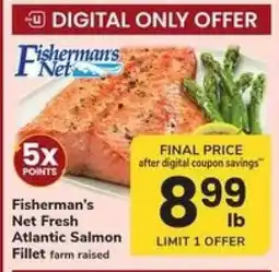 Safeway Fisherman's Net Fresh Atlantic Salmon Fillet offer