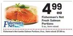 Safeway Fisherman's Net Fresh Salmon Portions offer