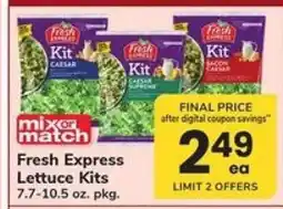 Safeway Fresh Express Lettuce Kits offer