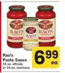 Safeway Rao's Pasta Sauce offer
