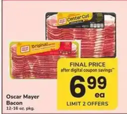 Safeway Oscar Mayer Bacon offer