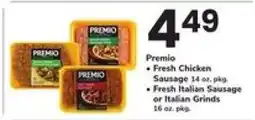 Safeway Premio Sausage offer