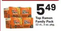 Safeway Top Ramen Family Pack offer