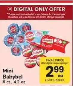Safeway Mini Babybel offer