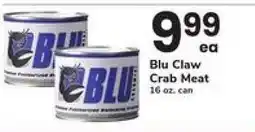 Safeway Blu Claw Crab Meat offer