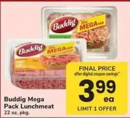 Safeway Buddig Mega Pack Lunchmeat offer