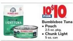 Safeway Bumblebee Tuna offer
