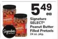 Safeway Signature SELECT Peanut Butter Filled Pretzels offer