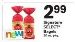 Safeway Signature SELECT Bagels offer