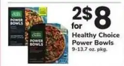 Safeway Healthy Choice Power Bowls offer