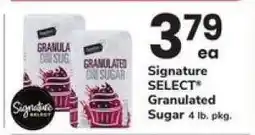 Safeway Signature Select Granulated Sugar offer