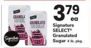 Safeway Signature Select Granulated Sugar offer