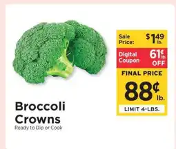 ShopRite Broccoli Crowns offer