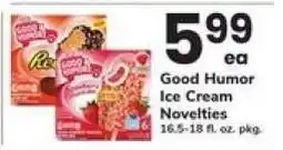 Safeway Good Humor Ice Cream Novelties offer