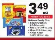 Safeway Nabisco Family Size offer