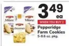 Safeway Pepperidge Farm Cookies offer