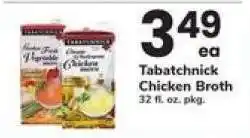 Safeway Tabatchnick Chicken Broth offer