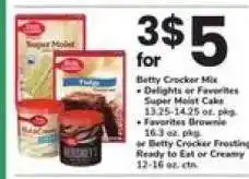 Safeway Betty Crocker Mix offer