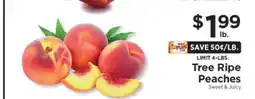 ShopRite Tree Ripe Peaches offer