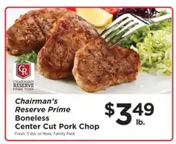 ShopRite Chairman's Reserve Prime Boneless Center Cut Pork Chop offer