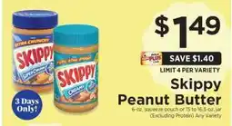ShopRite Skippy Peanut Butter offer