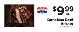 ShopRite Boneless Beef Brisket offer