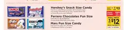 ShopRite Hershey's Snack Size Candy offer